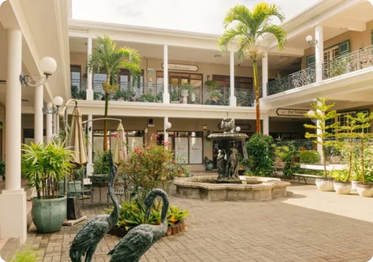 Garden Village courtyard