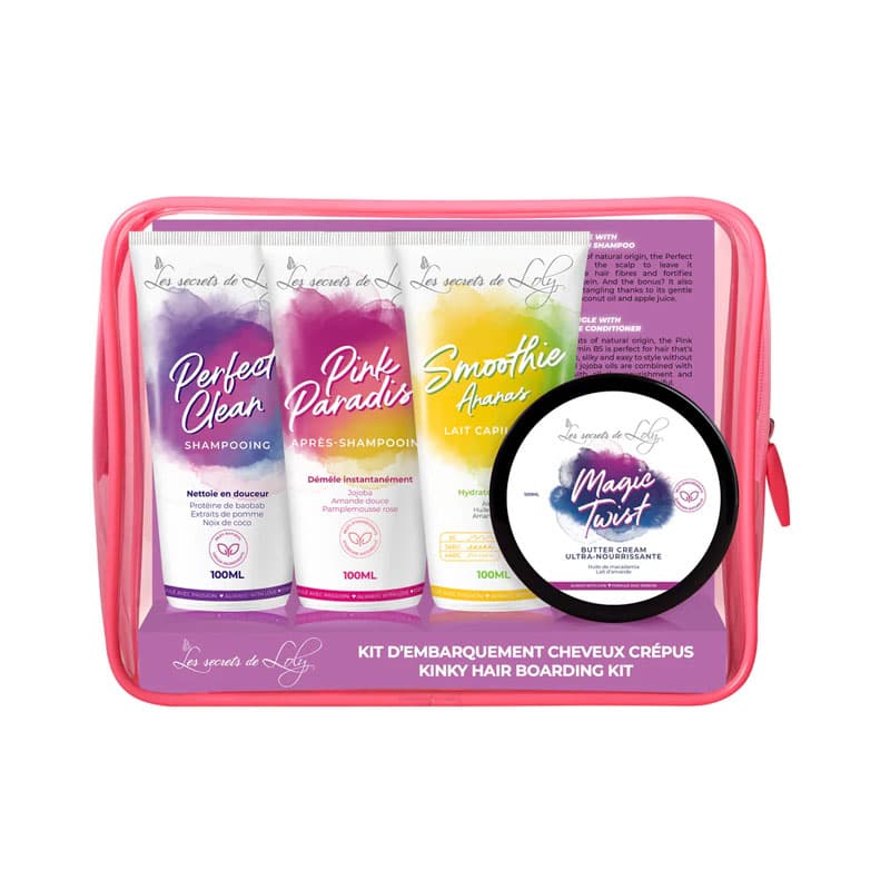 Trousse de Voyage Cheveux  Crépus- 4 produits - 100ml