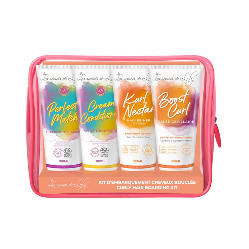 Trousse de Voyage Cheveux Bouclés - 4 produits - 100ml