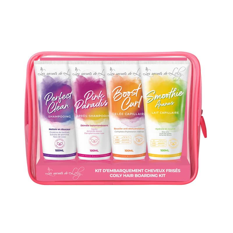 Trousse de Voyage Cheveux Frisés - 4 produits - 100ml