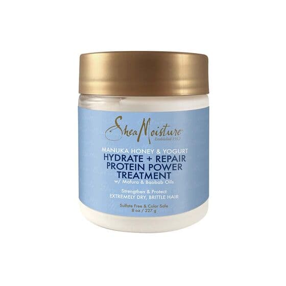 Sheamoisture Manuka Honey & Yogurt Hydrate + Repair Protein Power Treatment - 8Oz